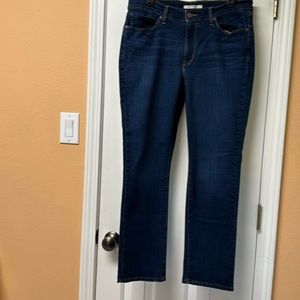 Levi’s classic straight jeans dark wash size 12